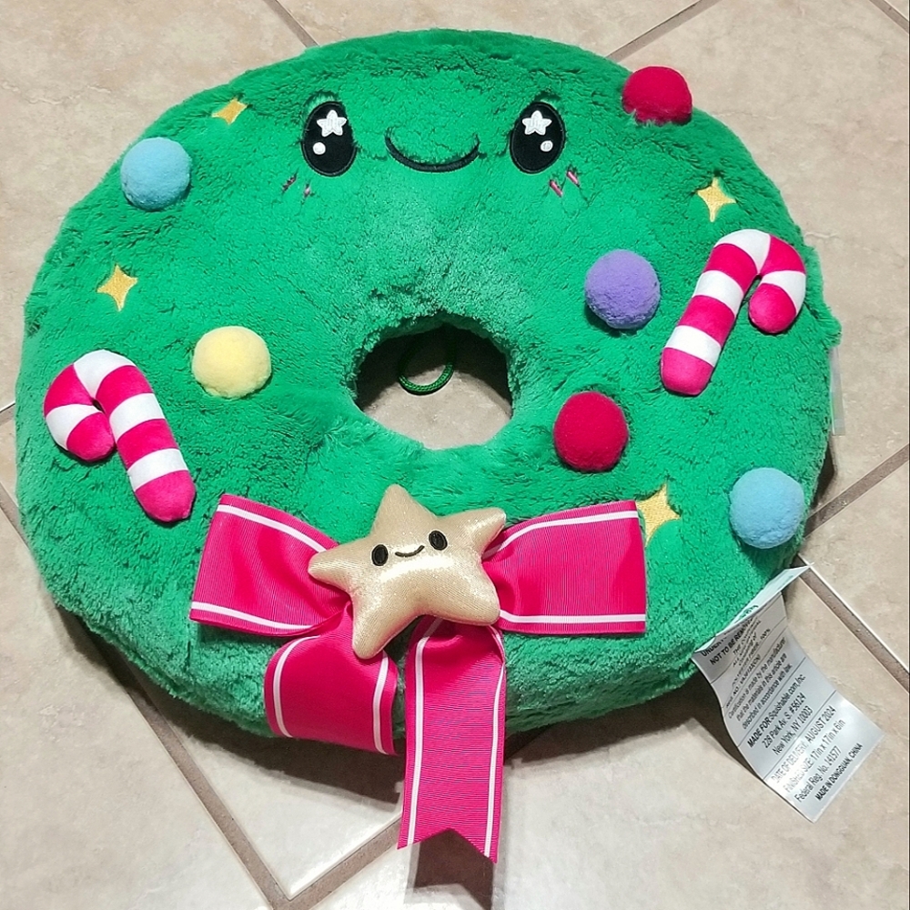 Squishable Christmas Wreath Plush